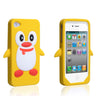 Yousave Accessories Iphone 4 And 4s Penguin Gel Case - Yellow