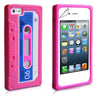 Yousave Accessories Iphone 5 / 5S Retro Cassette Case - Hot Pink