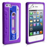 Yousave Accessories Iphone 5 / 5S Retro Cassette Case - Purple