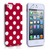 Yousave Accessories Iphone 5 / 5S Polka Dot Case - Red