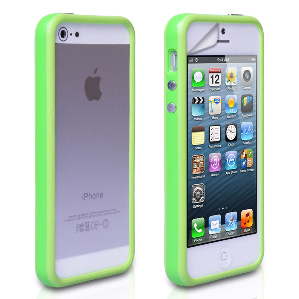 YouSave Accessories iPhone 5 / 5S Green Bumper Case