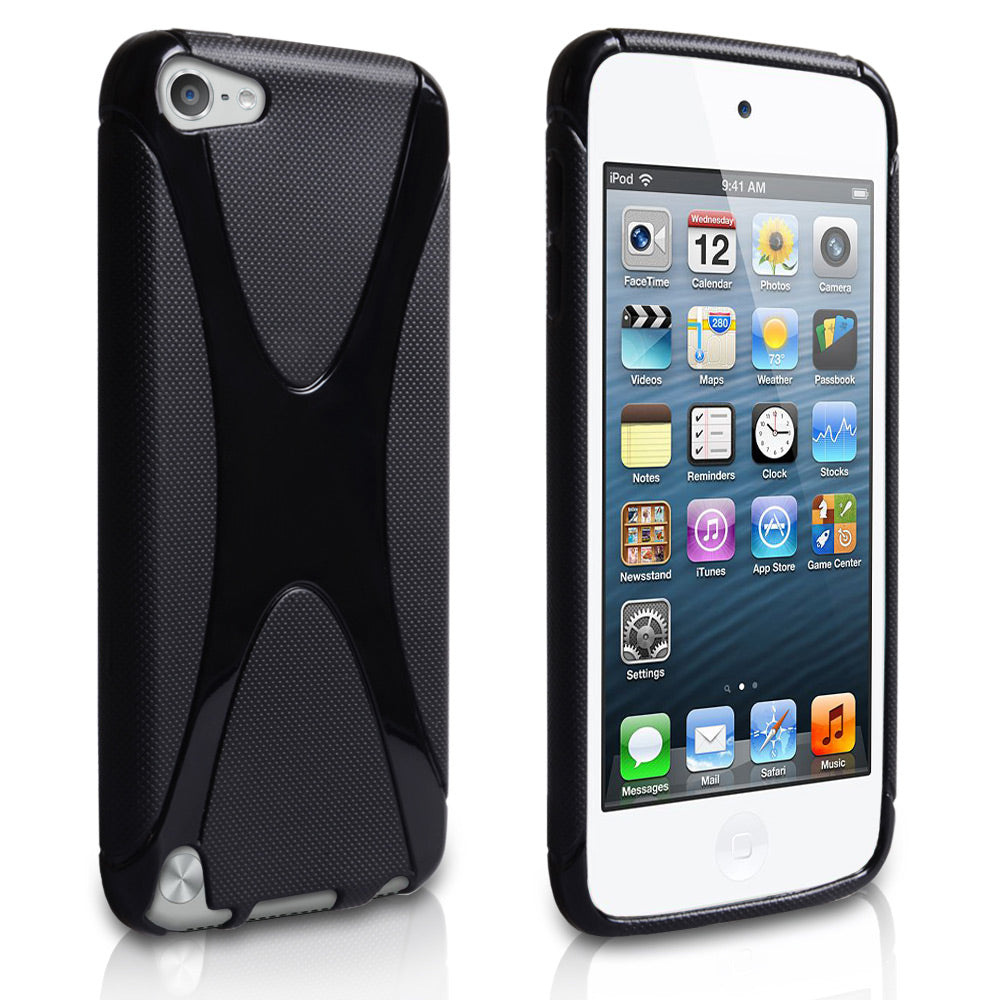YouSave Accessories iPod Touch 5G Black X-Line Gel Case 
