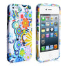 Yousave Accessories Iphone 5 And 5s Rainbow Floral Gel Case