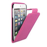 Yousave Accessories Ipod Touch 5G Leather-Effect Flip Case - Hot Pink