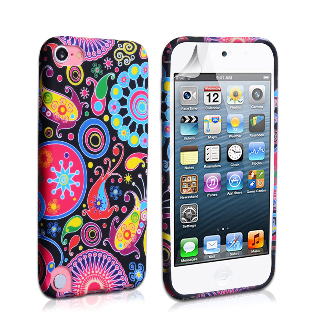 YouSave Accessories iPod Touch 5G Black Jellyfish Gel Case