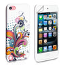 Ipod Touch 5G Floral Swirl Gel Case - Multicoloured