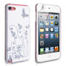 Yousave Accessories Ipod Touch 5G Butterfly IMD Hard Case - White