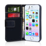 Yousave Accessories Iphone 5 And 5s Leather-Effect Wallet Case - Black