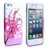 Yousave Accessories Iphone 5 And 5s Floral Bee Gel Case - White-Pink