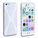 YouSave Accessories iPhone 5 / 5S White X-Line Gel Case