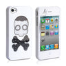 Yousave Accessories Iphone 4 And 4s Skull Hard Case - White
