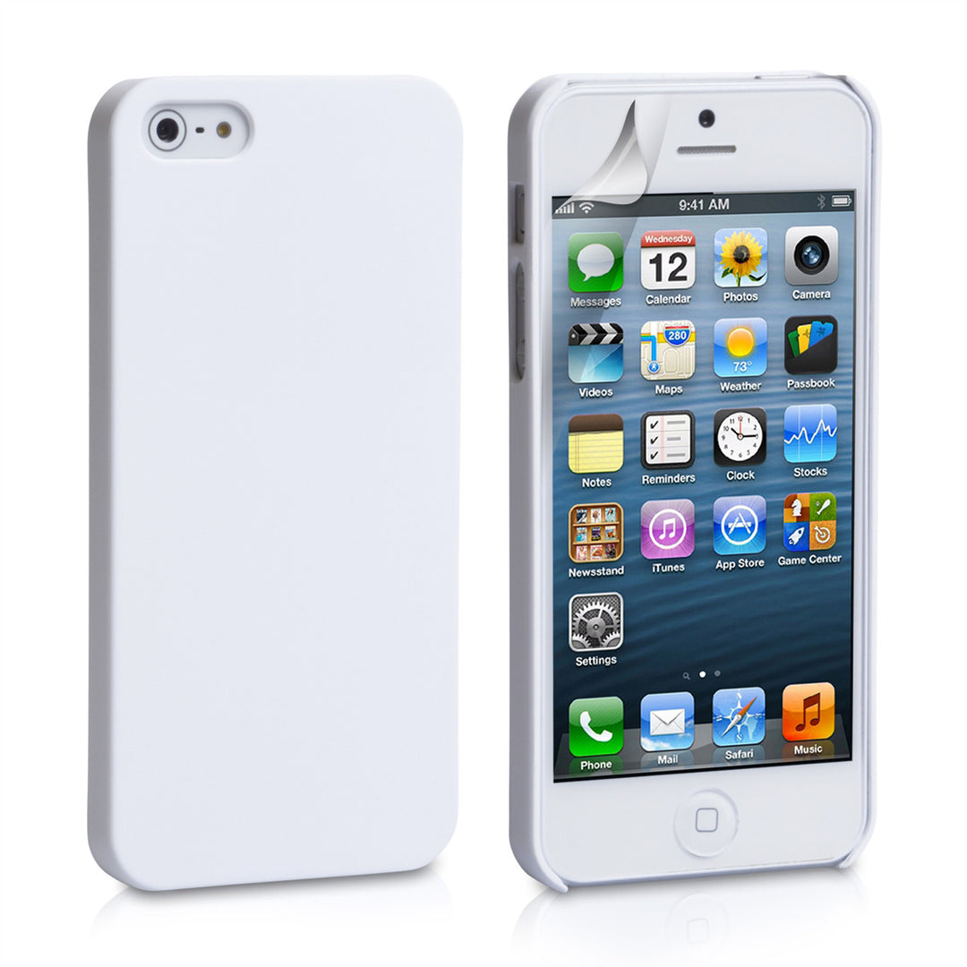 YouSave Accessories iPhone 5 / 5S Hard Hybrid Case - White
