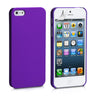Yousave Accessories Iphone 5 And 5s Hard Hybrid Case - Purple