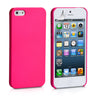 Yousave Accessories Iphone 5 And 5s Hard Hybrid Case - Hot Pink