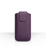 CaseFlex iPhone 5C Leather Effect Pouch Case - Purple