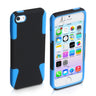 Yousave Accessories Iphone 5 And 5s Blue Mesh Combo Case