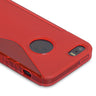 Caseflex Iphone 5 And 5s S-Line Gel Case - Red