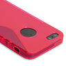 Caseflex Iphone 5 And 5s S-Line Gel Case - Hot Pink