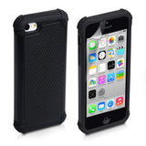YouSave Accessories iPhone 5C Grip Combo Case - Black