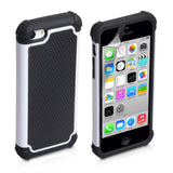 YouSave Accessories iPhone 5C Grip Combo Case - White