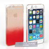 Yousave Accessories Iphone 6 And 6s Raindrop Hard Case - Red-Clear