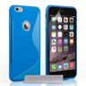 Caseflex Iphone 6 Plus And 6s Plus Silicone Gel S-Line Case - Blue