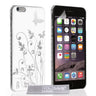 iPhone 6 Plus And 6s Plus Floral Butterfly Hard Case - White
