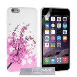 Iphone 6 Plus And 6s Plus Floral Bee Silicone Gel Case - Mobile Madhouse