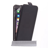 Caseflex Iphone 6 Plus And 6s Plus Real Leather Flip Case - Black - Mobile Madhouse
