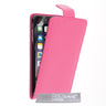 iPhone 6 Plus Leather-Effect Flip Case - Hot Pink