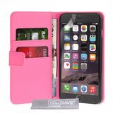 Yousave Accessories Iphone 6 Plus And 6s Plus Leather - Effect Wallet Case - Hot Pink - Mobile Madhouse