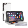 Yousave Accessories Iphone 6 Plus And 6s Plus Leather-Effect Stand Wallet Case - White