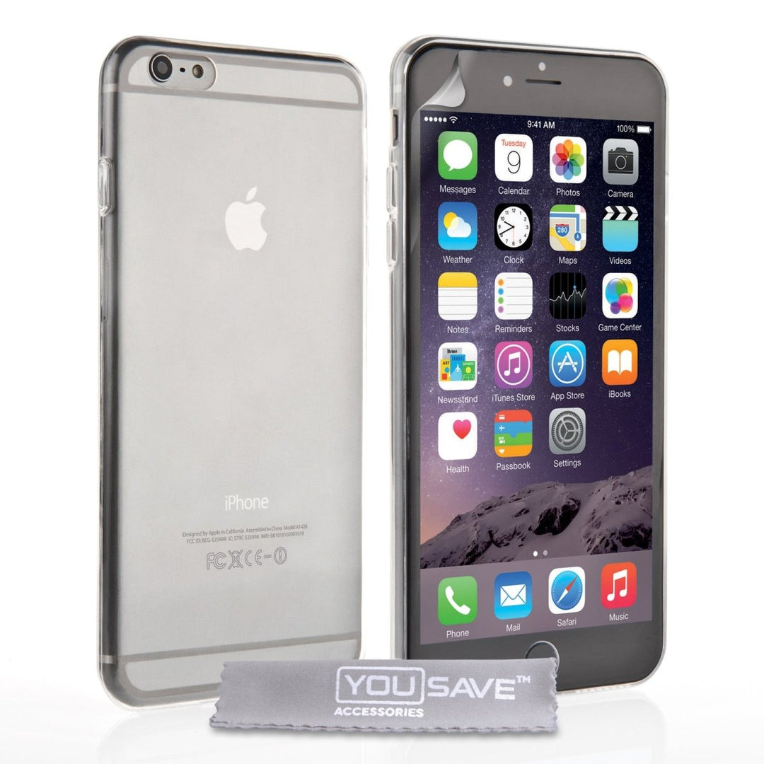 Yousave Accessories Iphone 6 Plus And 6s Plus 0.6mm Gel Case - Clear - Mobile Madhouse