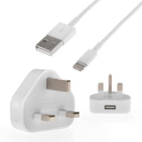 Official Apple UK USB Charger A1399 And USB Cable Accessory Pack For Iphone 7 / 7 Plus / 6 Plus / 6s Plus / 6 / 6s / 5 / 5c And 5s - Mobile Madhouse