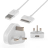 Official Apple UK USB Charger A1399 And Official Apple 30-Pin To USB Cable For Iphone 3G/3Gs And Iphone 4/4S