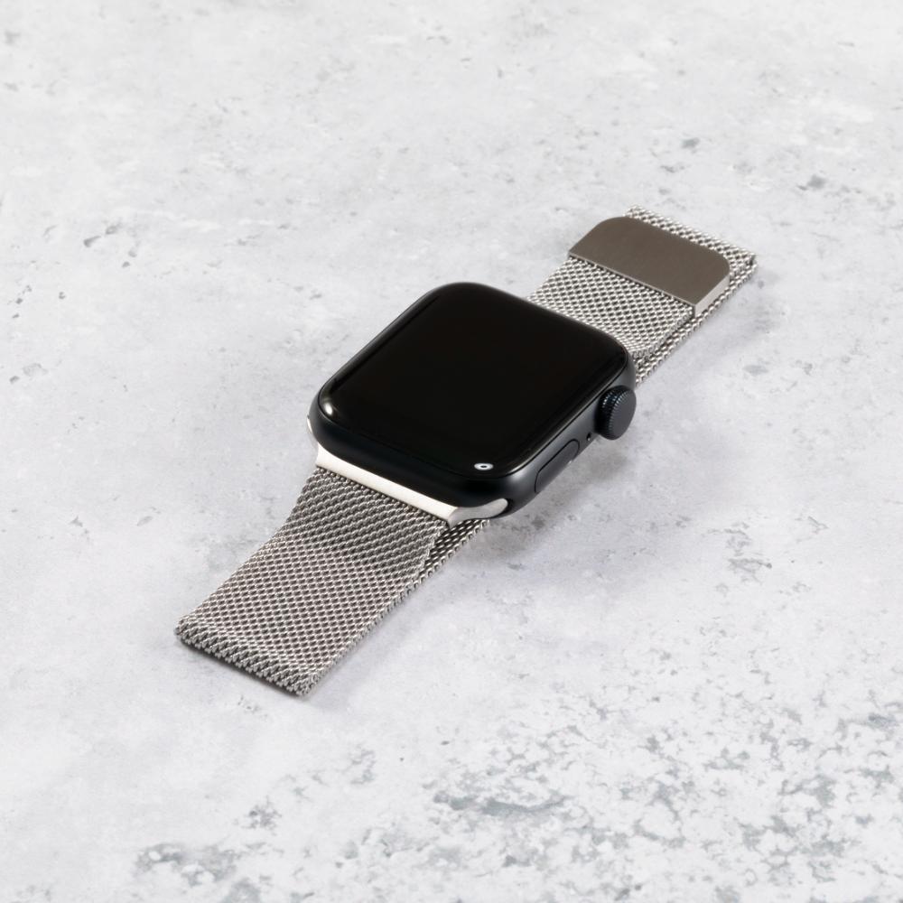 Milanese Loop Stainless Steel Adjustable Metal Strap for Apple Watch