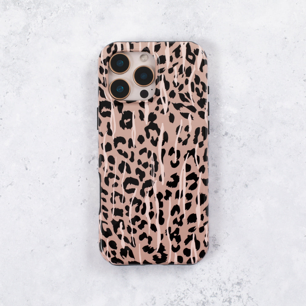 Jet Black Wavy Matte phone case showing pure black soft-touch finish with sculptured edge