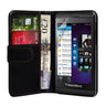 Yousave Accessories Blackberry Z10 Leather-Effect Wallet Case - Black