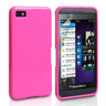 Yousave Accessories Blackberry Z10 Silicone Gel Case - Hot Pink