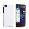 Yousave Accessories Blackberry Z10 Hard Hybrid Case - White