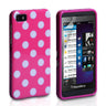 Blackberry Z10 Polka Dot Hard Case - Hot Pink