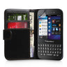 Yousave Accessories Blackberry Q5 Leather-Effect Wallet Case - Black