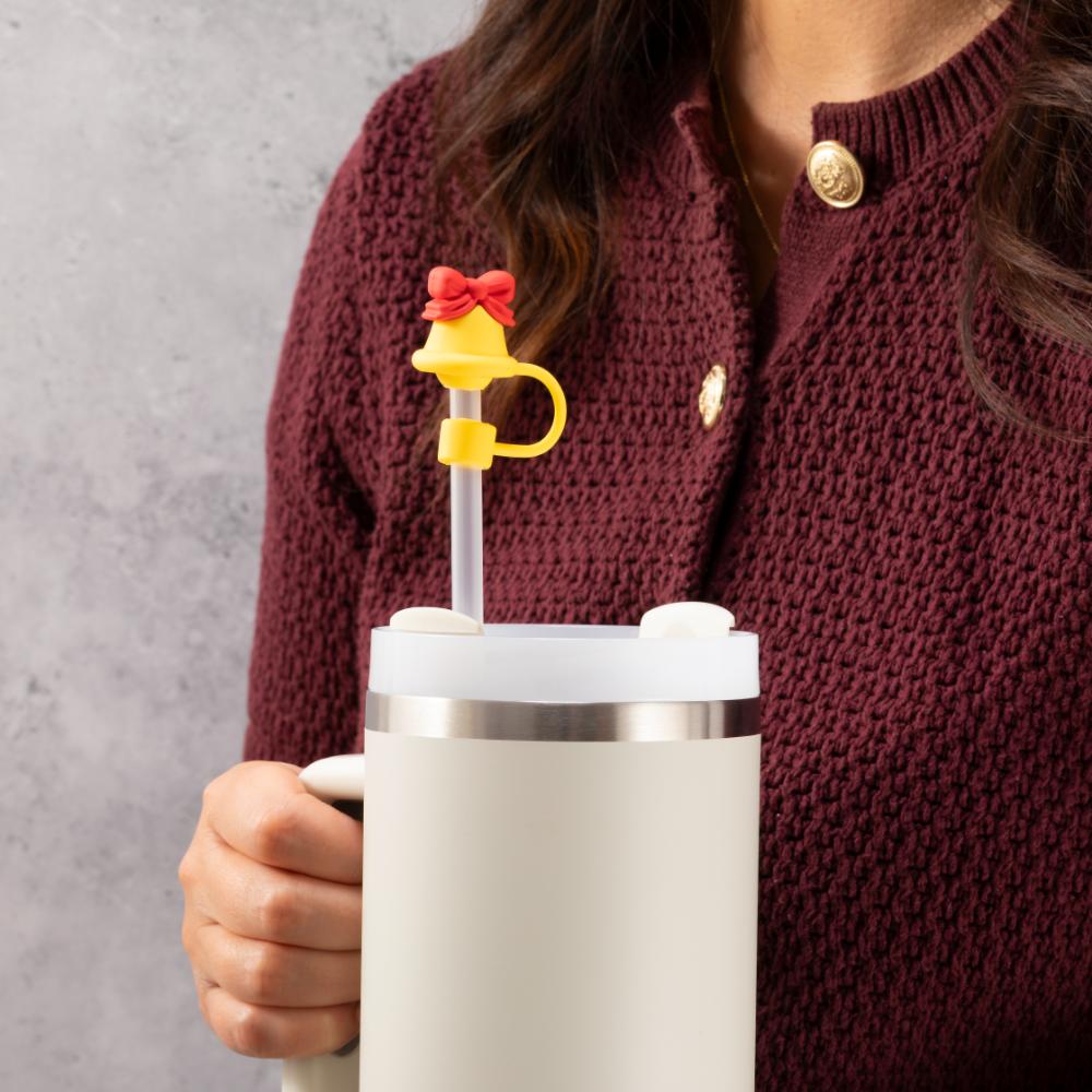 Bell & Bow Straw Cover Topper