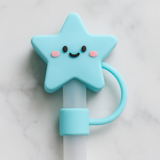 Blue Star Straw Cover Topper