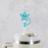 Blue Star Straw Cover Topper