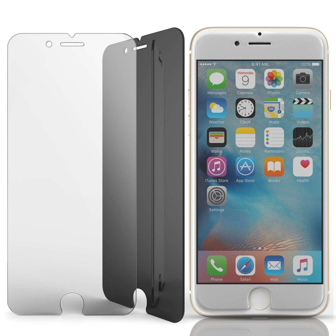 iPhone 7 Privacy Glass Screen Protector - Light Black - Mobile Madhouse