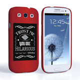 Caseflex Samsung Galaxy S3 Bourbon Whiskey Quote Hard Case – Black
