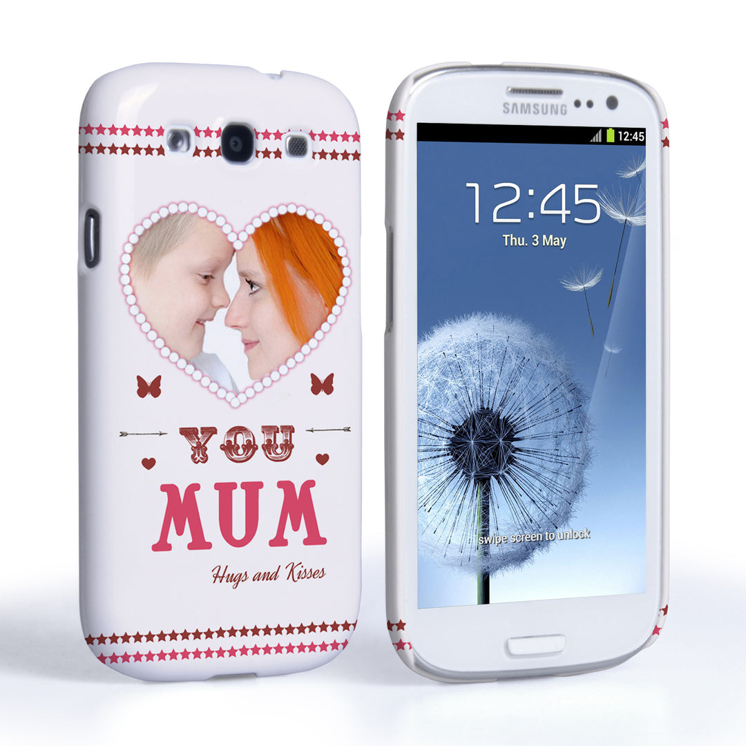 Caseflex Samsung Galaxy S3 ‘Love You Mum’ Personalised Hard Case – Pink 