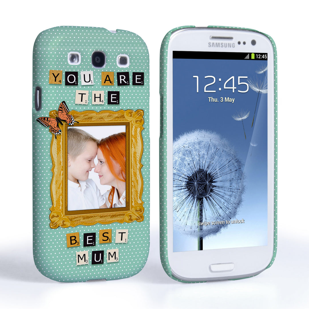 Caseflex Samsung Galaxy S3 ‘You are the best Mum’ Personalised Hard Case – Blue