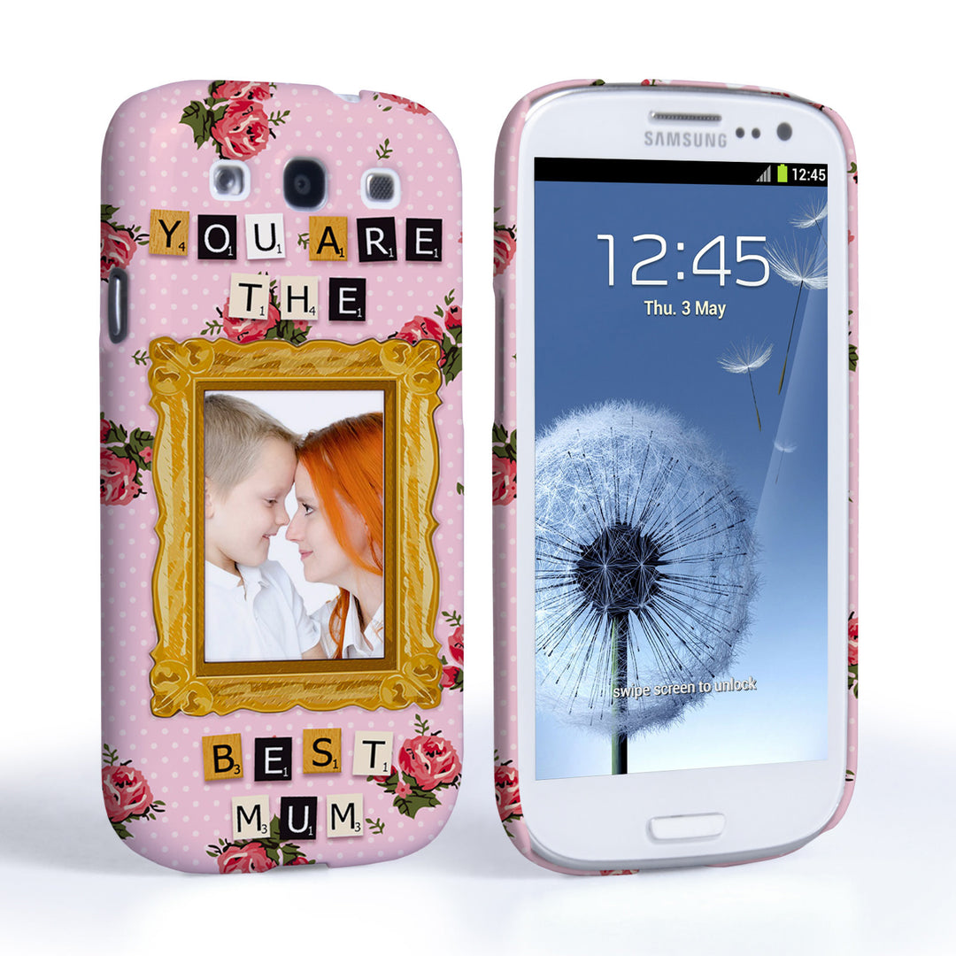 Caseflex Samsung Galaxy S3 ‘You are the best Mum’ Personalised Hard Case – Pink 
